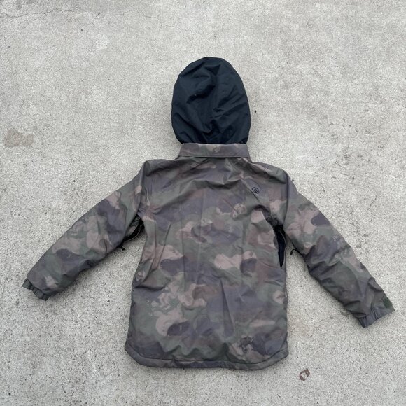 Volcom Stone Camo Snow Ski Camo Youth Boys Jacket Size Large 12y - Picture 7 of 9